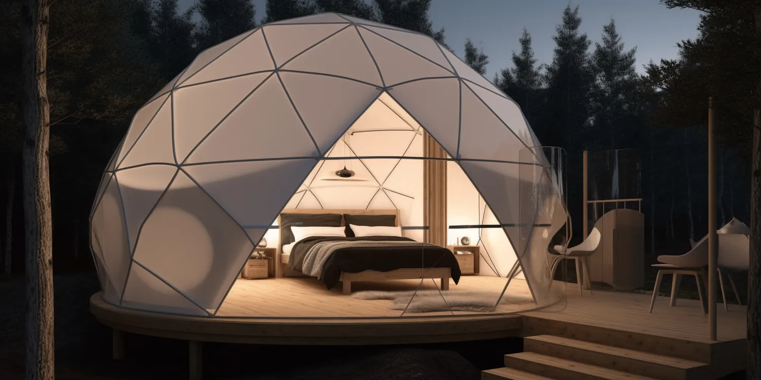 Namiot sferyczny glamping 